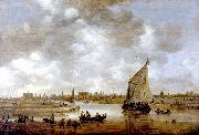 Jan van  Goyen View of Leiden from the Northeast Germany oil painting artist